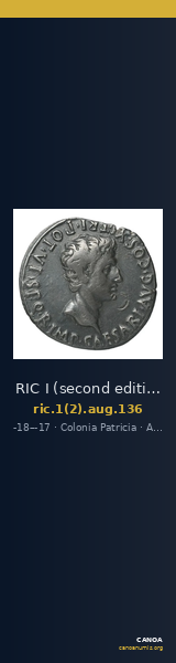 RIC I (second edition) Augustus 136 — CANOA