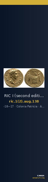 RIC I (second edition) Augustus 138 — CANOA