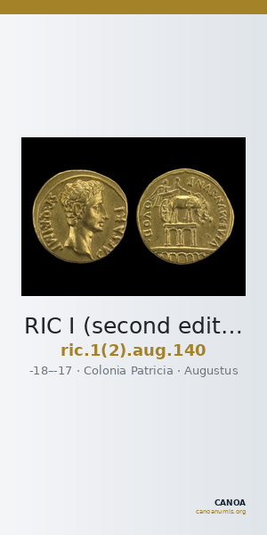RIC I (second edition) Augustus 140 — CANOA