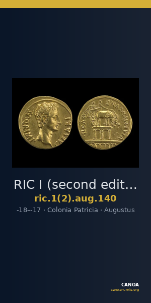 RIC I (second edition) Augustus 140 — CANOA