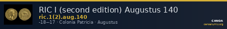 RIC I (second edition) Augustus 140 — CANOA