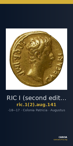 RIC I (second edition) Augustus 141 — CANOA