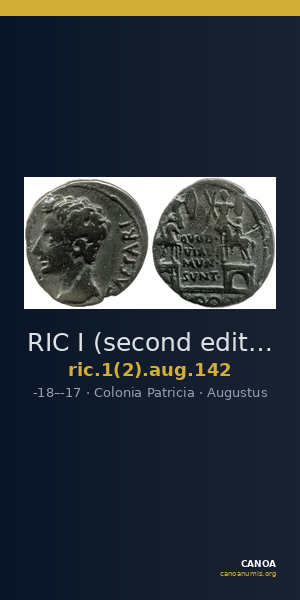 RIC I (second edition) Augustus 142 — CANOA