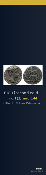 RIC I (second edition) Augustus 144 — CANOA