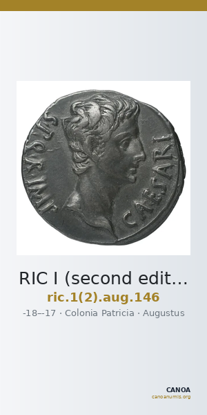 RIC I (second edition) Augustus 146 — CANOA