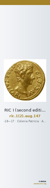 RIC I (second edition) Augustus 147 — CANOA