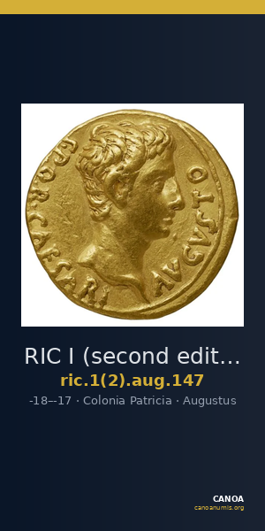 RIC I (second edition) Augustus 147 — CANOA