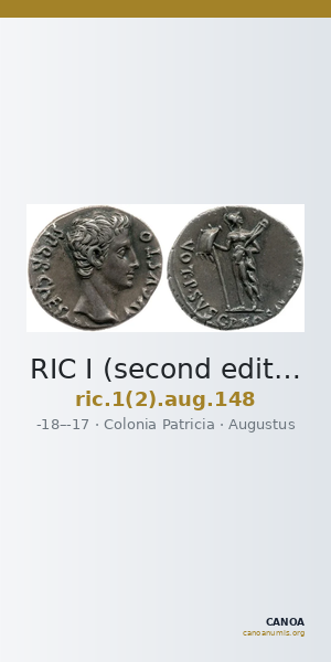 RIC I (second edition) Augustus 148 — CANOA