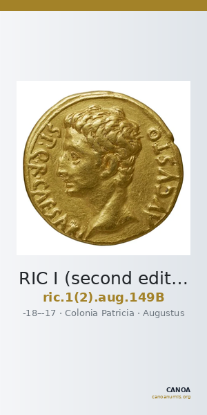 RIC I (second edition) Augustus 149B — CANOA
