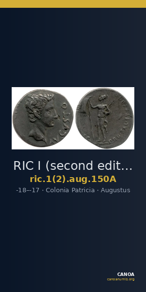 RIC I (second edition) Augustus 150A — CANOA