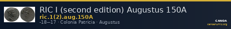 RIC I (second edition) Augustus 150A — CANOA