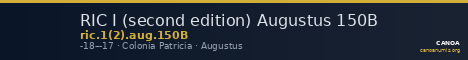 RIC I (second edition) Augustus 150B — CANOA