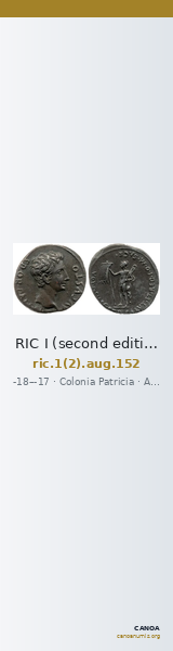 RIC I (second edition) Augustus 152 — CANOA
