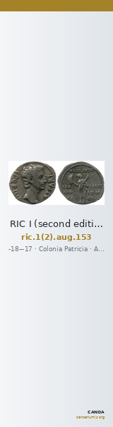 RIC I (second edition) Augustus 153 — CANOA