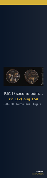 RIC I (second edition) Augustus 154 — CANOA