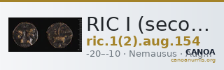RIC I (second edition) Augustus 154 — CANOA