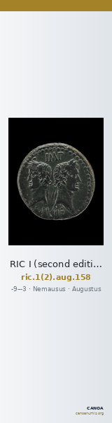 RIC I (second edition) Augustus 158 — CANOA