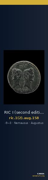 RIC I (second edition) Augustus 158 — CANOA