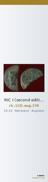 RIC I (second edition) Augustus 159 — CANOA