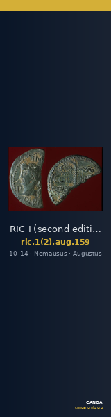 RIC I (second edition) Augustus 159 — CANOA