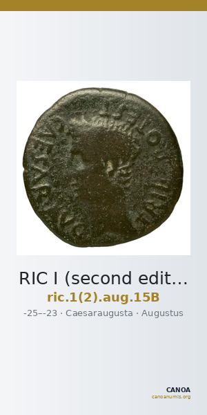 RIC I (second edition) Augustus 15B — CANOA