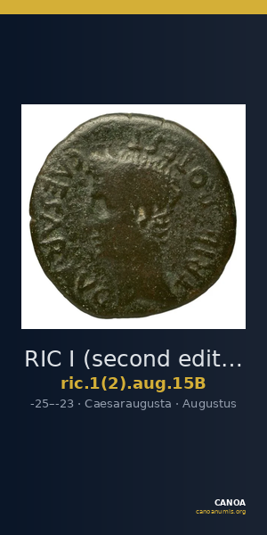 RIC I (second edition) Augustus 15B — CANOA