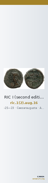 RIC I (second edition) Augustus 16 — CANOA