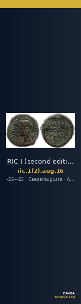 RIC I (second edition) Augustus 16 — CANOA