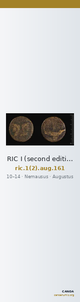 RIC I (second edition) Augustus 161 — CANOA