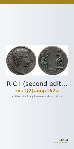 RIC I (second edition) Augustus 162a — CANOA