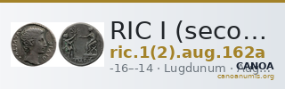 RIC I (second edition) Augustus 162a — CANOA