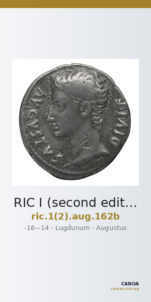 RIC I (second edition) Augustus 162b — CANOA
