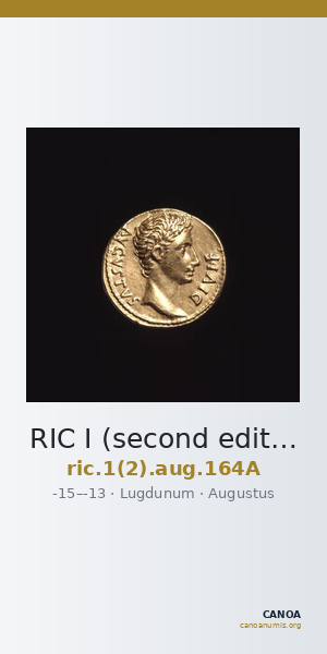RIC I (second edition) Augustus 164A — CANOA