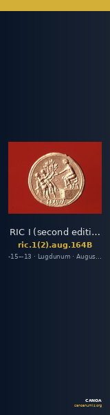 RIC I (second edition) Augustus 164B — CANOA