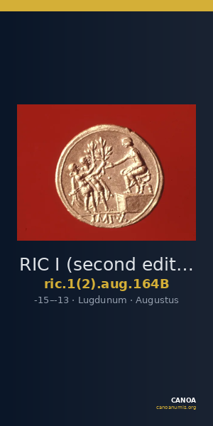 RIC I (second edition) Augustus 164B — CANOA