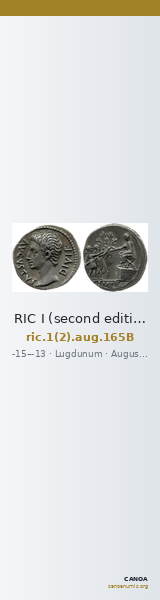 RIC I (second edition) Augustus 165B — CANOA