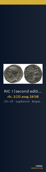 RIC I (second edition) Augustus 165B — CANOA