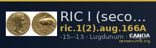 RIC I (second edition) Augustus 166A — CANOA