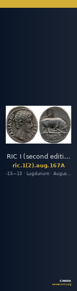 RIC I (second edition) Augustus 167A — CANOA
