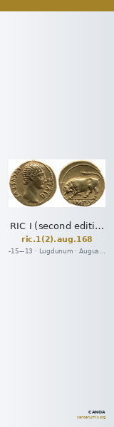 RIC I (second edition) Augustus 168 — CANOA