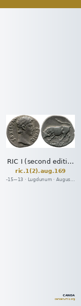 RIC I (second edition) Augustus 169 — CANOA
