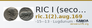 RIC I (second edition) Augustus 169 — CANOA