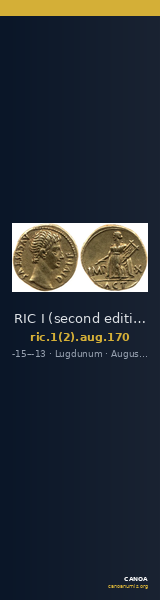 RIC I (second edition) Augustus 170 — CANOA