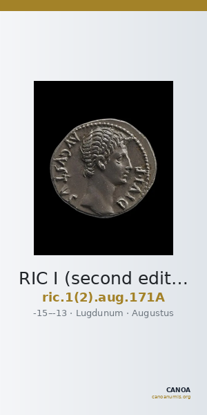 RIC I (second edition) Augustus 171A — CANOA