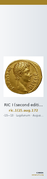 RIC I (second edition) Augustus 172 — CANOA