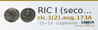 RIC I (second edition) Augustus 173A — CANOA