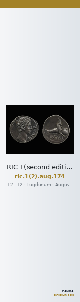 RIC I (second edition) Augustus 174 — CANOA