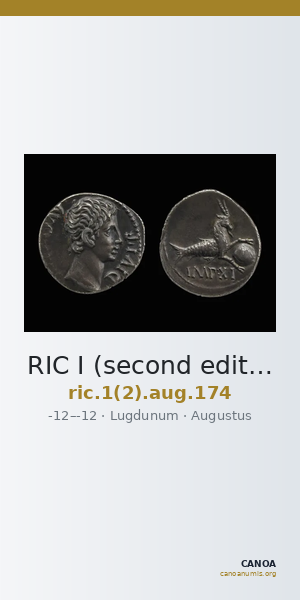 RIC I (second edition) Augustus 174 — CANOA