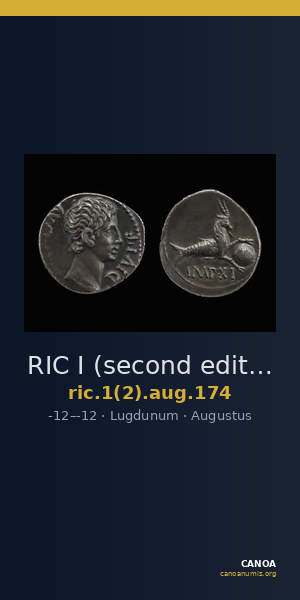 RIC I (second edition) Augustus 174 — CANOA