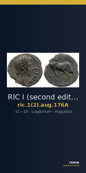 RIC I (second edition) Augustus 176A — CANOA